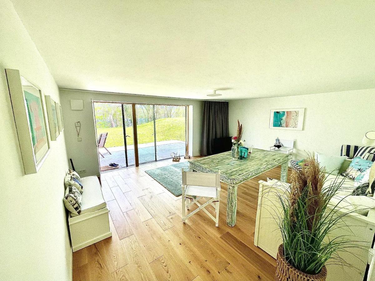100M2 Fewo Im Haus Am See Mit Garten Bei Potsdam 施维洛塞 外观 照片