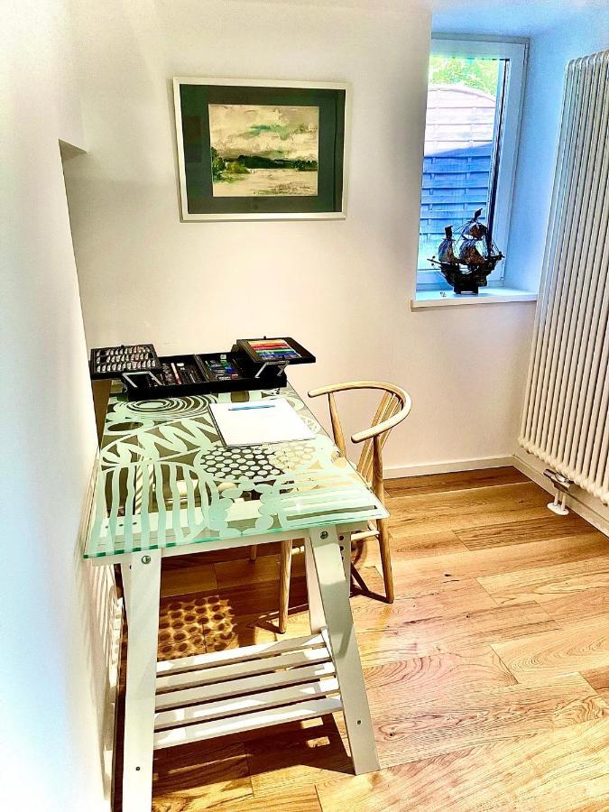 100M2 Fewo Im Haus Am See Mit Garten Bei Potsdam 施维洛塞 外观 照片