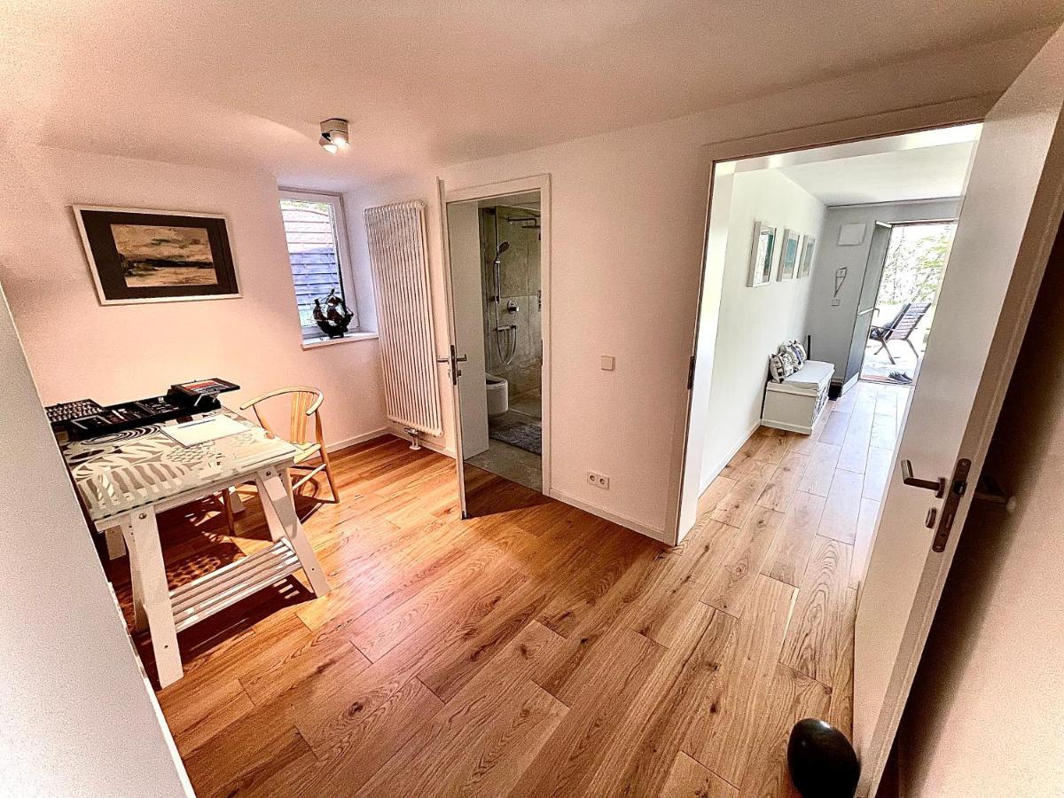 100M2 Fewo Im Haus Am See Mit Garten Bei Potsdam 施维洛塞 外观 照片